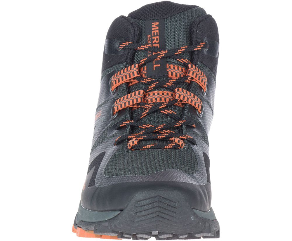 Merrell Hiking Boots Grey - MQM Flex 2 Mid GORE-TEX® - Mens 97KPOGSQD